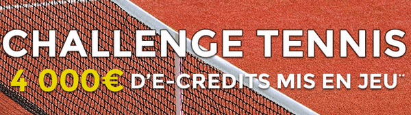 4000 € offerts tennis parionsweb